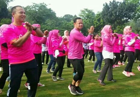Walikota dan Yayasan Kanker Indonesia (YKI) Kota Bogor Gelar ‘Bogor Pink Run’