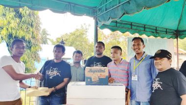 Komunitas Wisata Tuan Tapa & Relawan Group LeKAS Galang Dana Untuk Korban Kebakaran