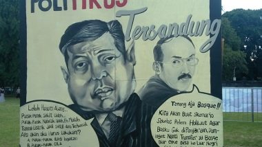 Mural Karya Komunitas Djamur Bali Turut Meriahkan Festival Antikorupsi 2017
