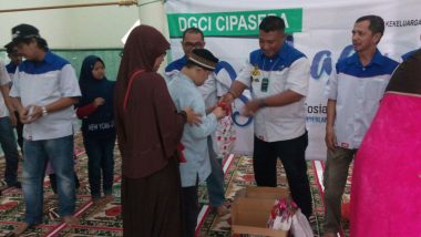 Komunitas DGCI Chapter Cipasera Berikan Santunan Kepada Puluhan Anak Yatim