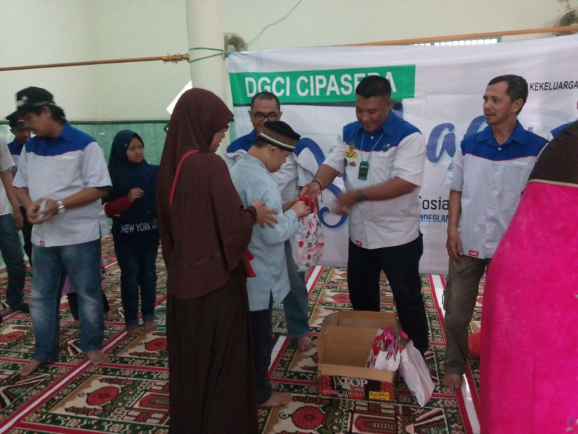 Komunitas DGCI Chapter Cipasera Berikan Santunan Kepada Puluhan Anak Yatim