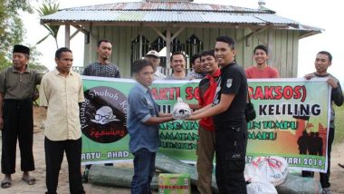Komunitas Pejuang Subuh Keliling Salurkan Donasi Untuk Warga Dusun Tompu