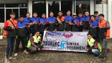 Suzuki Satria Makassar Team (SMART) Touring Sambil Kampanye ‘Safety Riding’