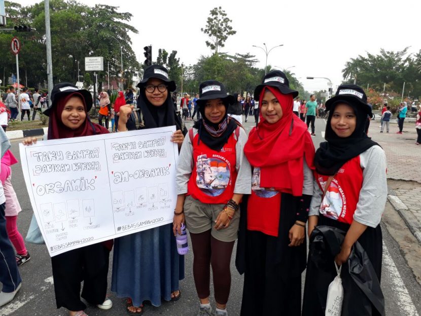 Peringati HPSN 2018, Rintara Jaya Riau Bagi Ilmu Sulap Sampah Jadi Berkah