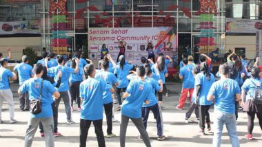 Sambut Asian Games 2018, Komunitas Senam Zumba ICM Gelar Parade Pakaian Olahraga
