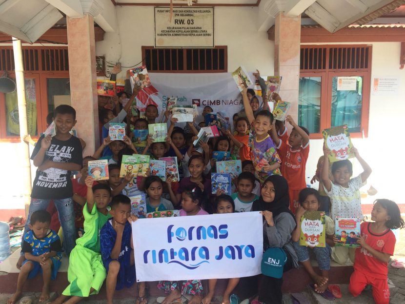 Forum Nasional Rintara Jaya Kembangkan Minat Baca di Pulau Sebira