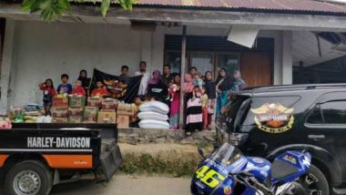 Harley Davidson Club Indonesia (HDCI) Manado Adakan Bakti Sosial Ke Panti Asuhan
