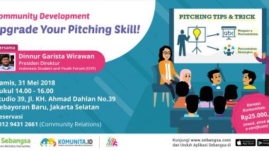 Community Development: Upgrade Your Pitching Skill