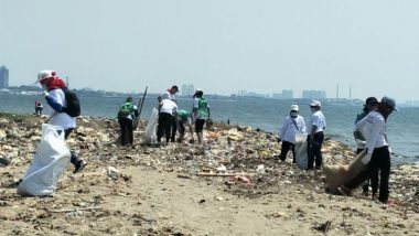 Peringati Hari Kemerdekaan, Komunitas Pandu Laut Bersih-Bersih Pesisir Laut di Ancol