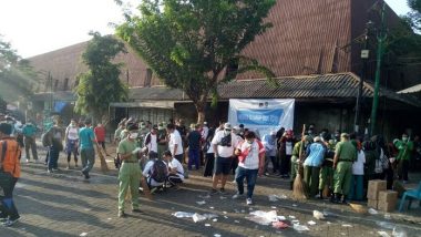 Resik-resik Kutho Sala, JCI Solo dan WCD Jateng Surakarta Gandeng Sekolah dan Komunitas