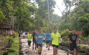 “LibuRun” Pekanbaru : Budayakan Lari Lintas Alam