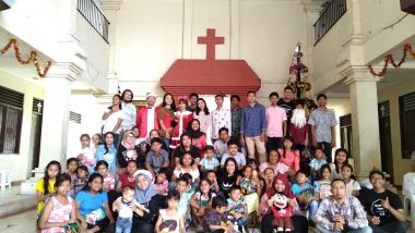 Jelang Perayaan Natal 2018, Komunitas KNB Berbagi di Panti Asuhan Wisma Anak-Anak Harapan