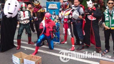 Mengenal Komunitas Superhero Beramal Surabaya, Gunakan Kostum Superhero untuk Bantu Sesama