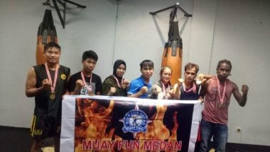 Baru Pertama Kali Ikut Porkot, Komunitas Muay Thai Ini Bisa Bawa 5 Medali Emas