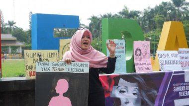Lakukan Kampanye, Aktivis Sirkam dan APIK Medan Tuntut Pengesahan RUU Anti Kekerasan
