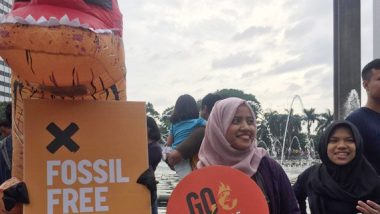 ‘T-Rex’ Ramaikan Kampanye Energi Bersih Di CFD