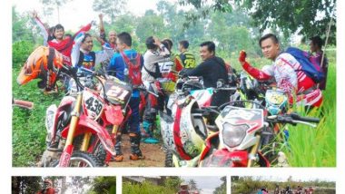Komunitas Honda CRF Menjelajah Belitung