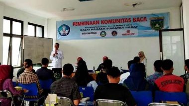 Balai Bahasa Sumatera Barat Kuatkan Gerakan Literasi Komunitas Baca di Padangpanjang