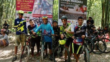 Robocop, Komunitas Sepeda Asal Barombong Makassar Ramaikan Mandar Manggoling di Polman