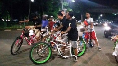 Libur Nyepi, Komunitas Sepeda LowRider Tanjung Priok Konvoi Keliling Jakarta