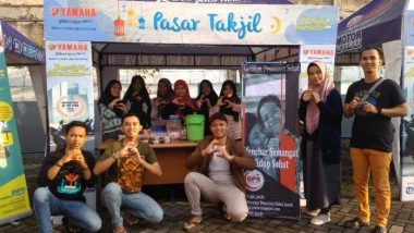 Komunitas Gerakan Pesantren Sehat (GPS) Ramaikan Kemilau Ramadhan Tribun Jambi