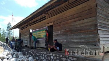 Komunitas Toraja Peduli Renovasi Kelas Jauh Palilli’ di Awan Rantekarua