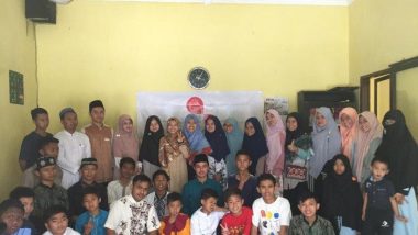 Komunitas Satu Nasi Satu Hati (SNSH) Rayakan Ulang Tahun di Panti Asuhan Karang Besuki Malang