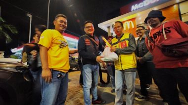 Pajero Owners Community CJC Turun ke Jalan Bagikan Sembako