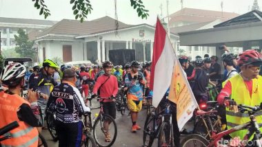 Rayakan Ulang Tahun, Komunitas Sepeda PPBR Gowes Bareng