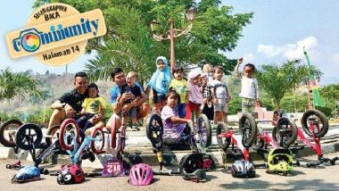 Komunitas Pushbike Ungaran Jadi Ajang Kumpul Plus Olahraga Anak