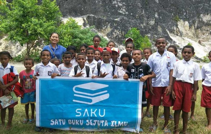 Cerita dari Komunitas Literasi Saku di Kepulauan Yapen, Papua
