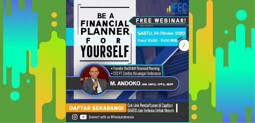 Be A Financial Planner For Yourself