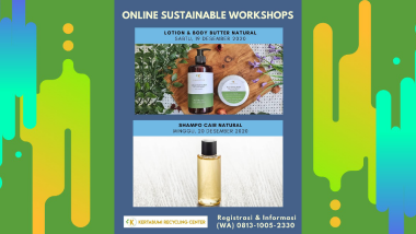 Sustainable Workshops: Pembuatan Shampo Cair Natural dan Lotion & Body Butter Natural