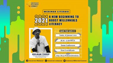 WEBINAR LITERASI “2021: A New Beginning to Boost Millennials Literacy”