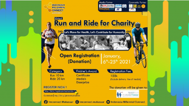Virtual Run and Ride for Charity: “Let’s Move for Health, Let’s Contribute for Humanity”