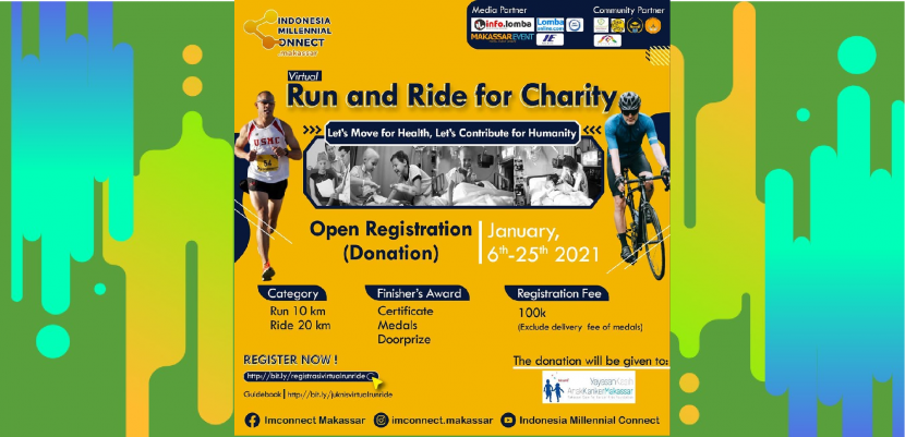 Virtual Run and Ride for Charity: “Let’s Move for Health, Let’s Contribute for Humanity”