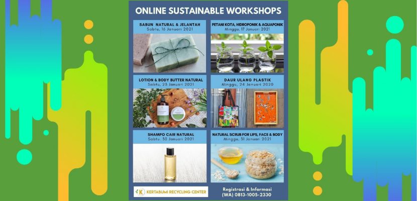 Sustainable Workshops: Natural Scrub For Lips, Face & Body bersama Kertabumi Recycling Center