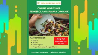 Online Workshop Pengelolaan Sampah Organik bersama Komunitas Kertabumi Recycling Center