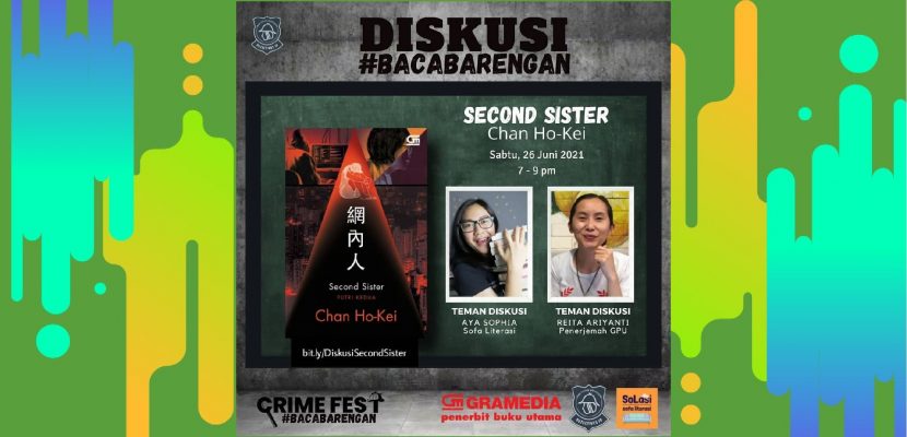 Diskusi Baca Barengan Novel Second Sister Karya Chan Ho-Kei bersama Komunitas Detectives ID