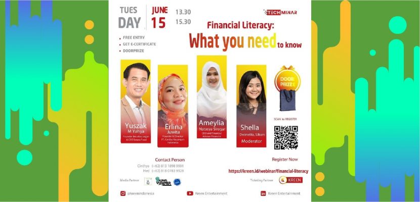 TechMINAR ” Financial Literacy: What You Need To Know” bersama Komunitas Cerdas Keuangan
