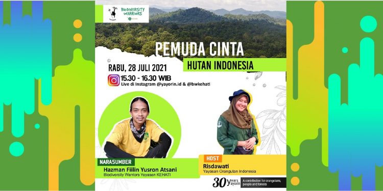 Diskusi Online Pemuda Cinta Hutan Indonesia bersama Komunitas BW Kehati