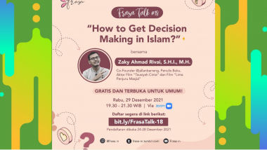 Frasa Talk #18 only for women : How to Get Decision Making in Islam?