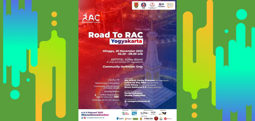 Run Against Cancer : Road To RAC Yogyakarta