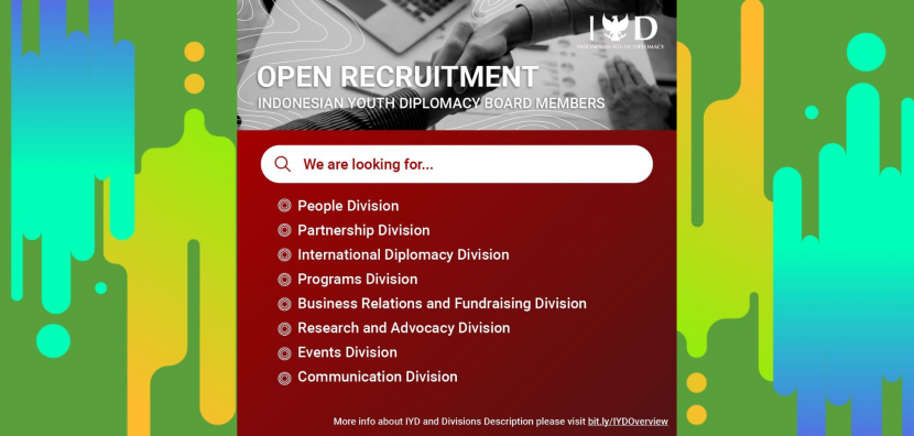 Indonesian Youth Diplomacy : INDONESIAN YOUTH DIPLOMACY OPEN RECRUITMENT