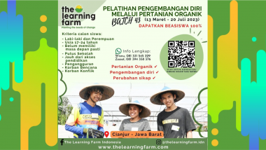 The Learning Farm :  Pelatihan Pengembangan Diri Melalui Pertanian Organik