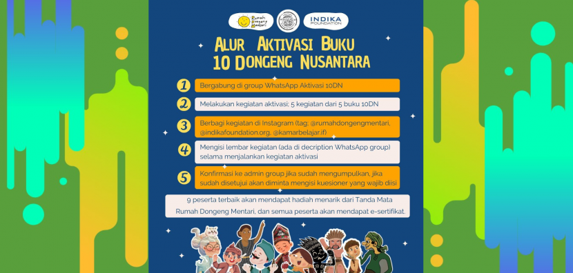 Rumah Dongeng Mentari : aktivasi buku 10 Dongeng Nusantara