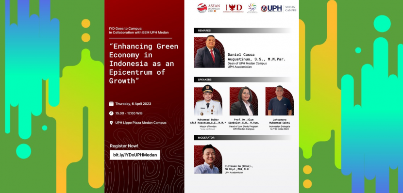 Indonesian Youth Diplomacy : “Enhancing the Green Economy in Indonesia as an Epicentrum of Growth”