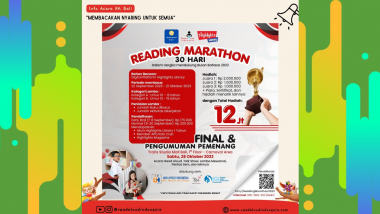 Komunitas Read Aloud Indonesia : Reading Marathon 30 hari