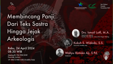 Sraddha Sala : Seri Diskusi Naskah Nusantara #42 Dari Teks Sastra hingga Jejak Arkeologi—